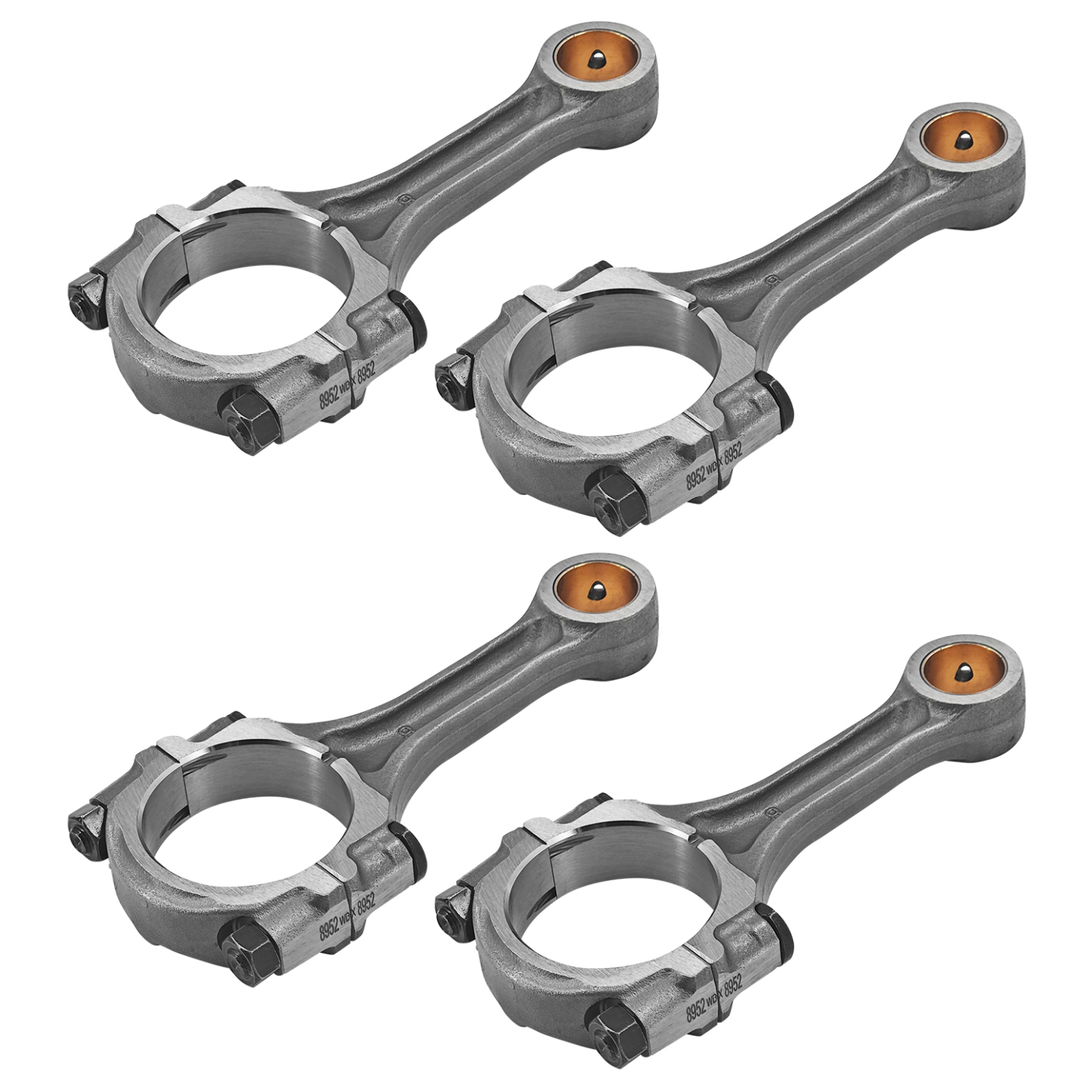 Connecting Rod 4 PCS Compatible with Subaru Legacy Outback Impreza Forester SVX GL XT 1985-2012