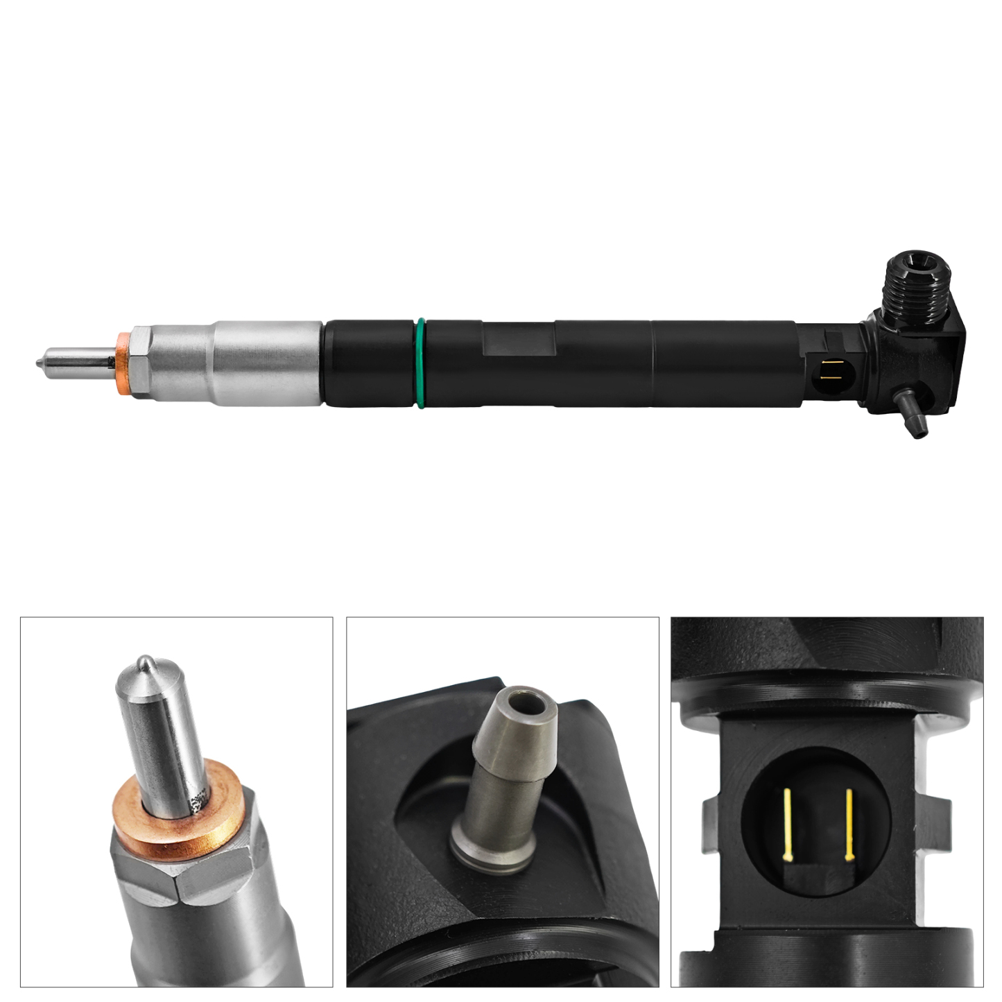 4pcs Fuel Injectors Fit for Bobcat Doosan D24 D18 S450 S510,E32,E35,E42,E45,E50,S550,T590,T650,5600,5610,D20S-7,D25S-7,2.4L,1.8L