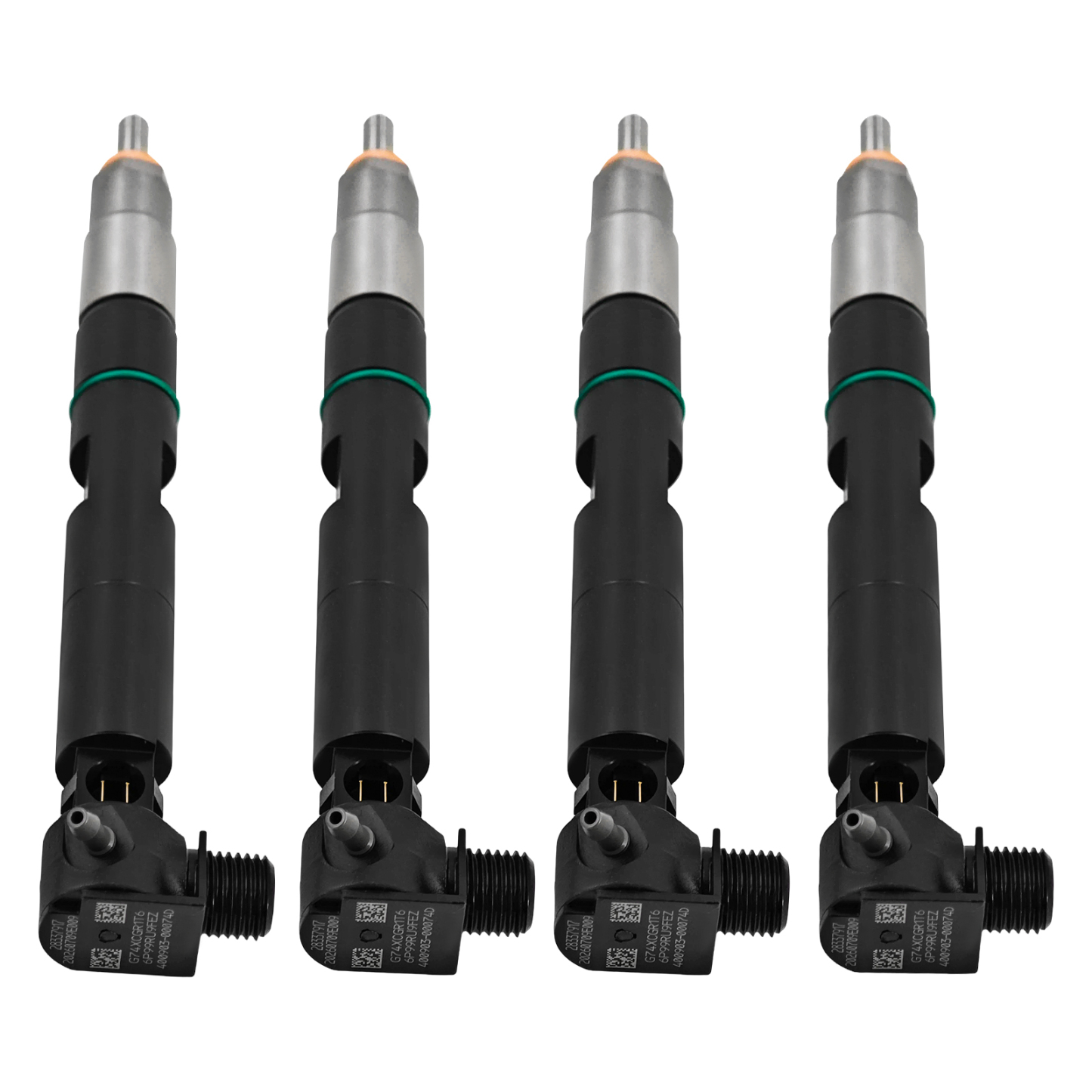 4pcs Fuel Injectors Fit for Bobcat Doosan D24 D18 S450 S510,E32,E35,E42,E45,E50,S550,T590,T650,5600,5610,D20S-7,D25S-7,2.4L,1.8L
