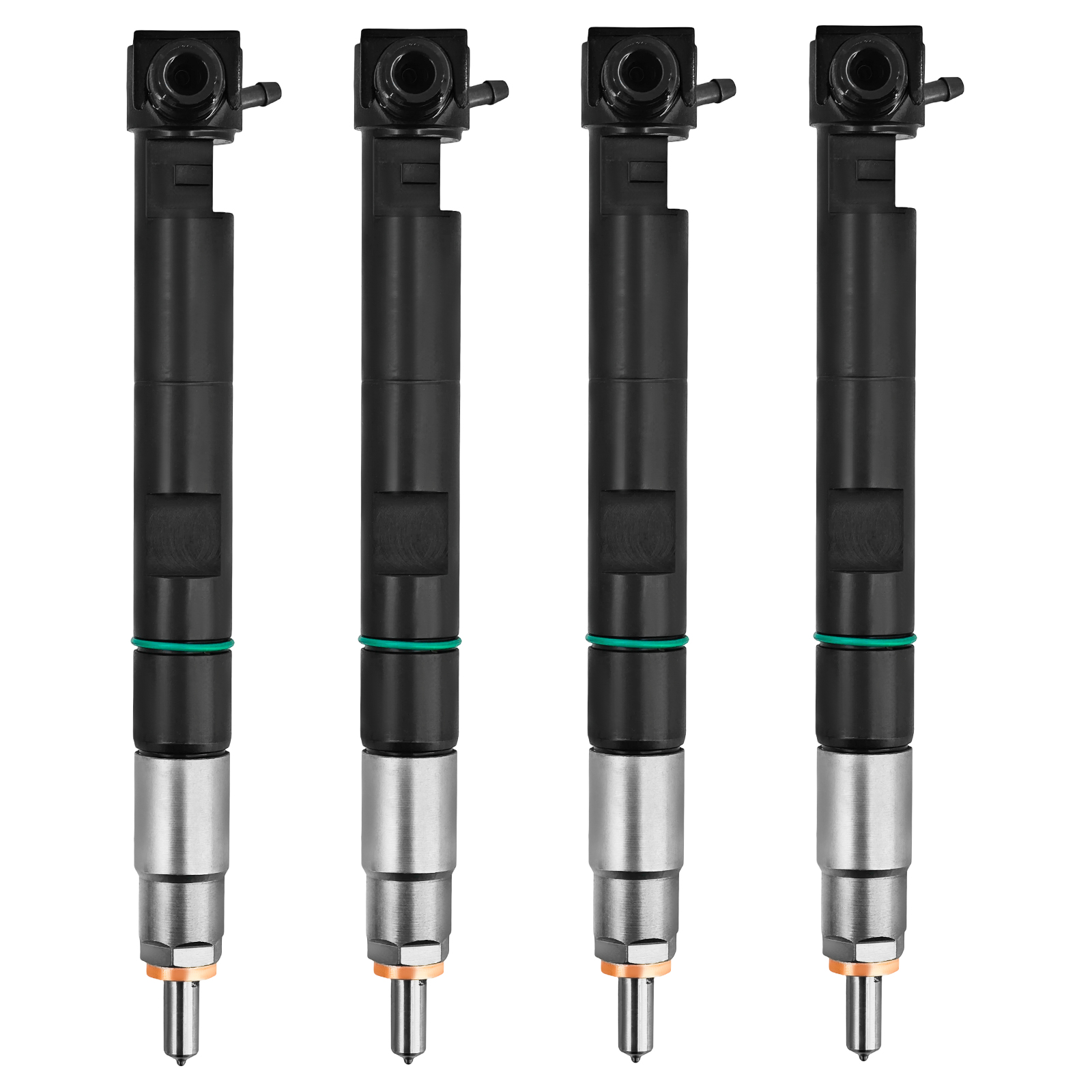 4pcs Fuel Injectors Fit for Bobcat Doosan D24 D18 S450 S510,E32,E35,E42,E45,E50,S550,T590,T650,5600,5610,D20S-7,D25S-7,2.4L,1.8L