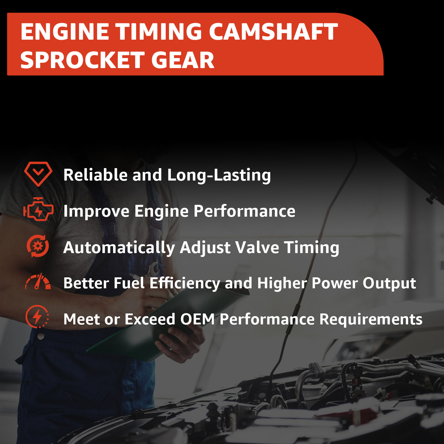 Engine Timing Chain Kit with Chains Guides Tensioners Phasers for Ford F-150 2015-2019; For Fusion Sport 2017-2019