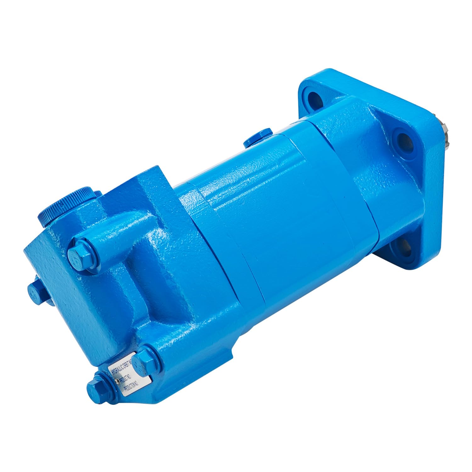 BM5-125 High Torque Hydraulic Motor 4-Hole 6 Spline Slow Speed Oil Motor Fit for AGT-RC72 Skid Steer Brush Cutter Attachment Hydraulic Magneto Motor