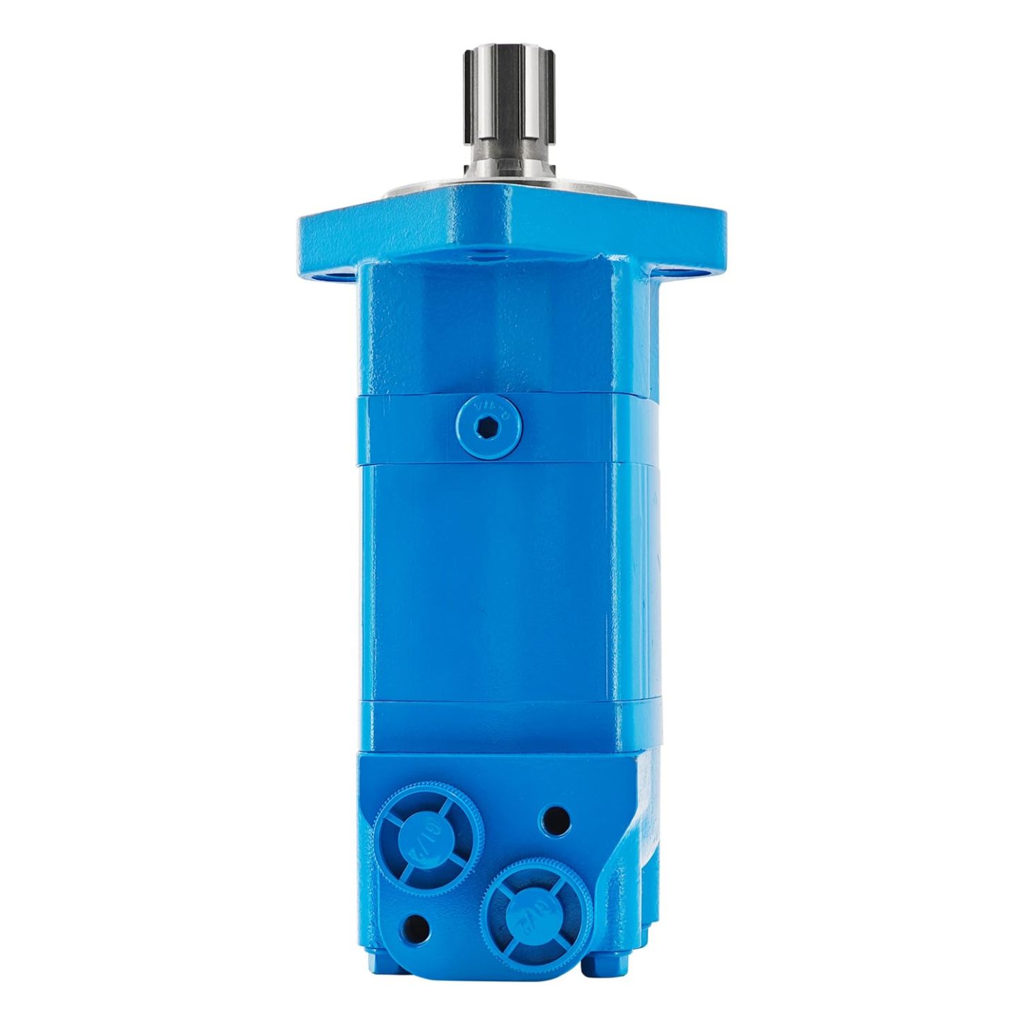 BM5-125 High Torque Hydraulic Motor 4-Hole 6 Spline Slow Speed Oil Motor Fit for AGT-RC72 Skid Steer Brush Cutter Attachment Hydraulic Magneto Motor
