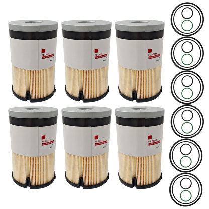 6pcs Fuel Water Separator Filter Replacement for Volvo D11 D13 D13TC, for Mack MP7 MP8 MP8