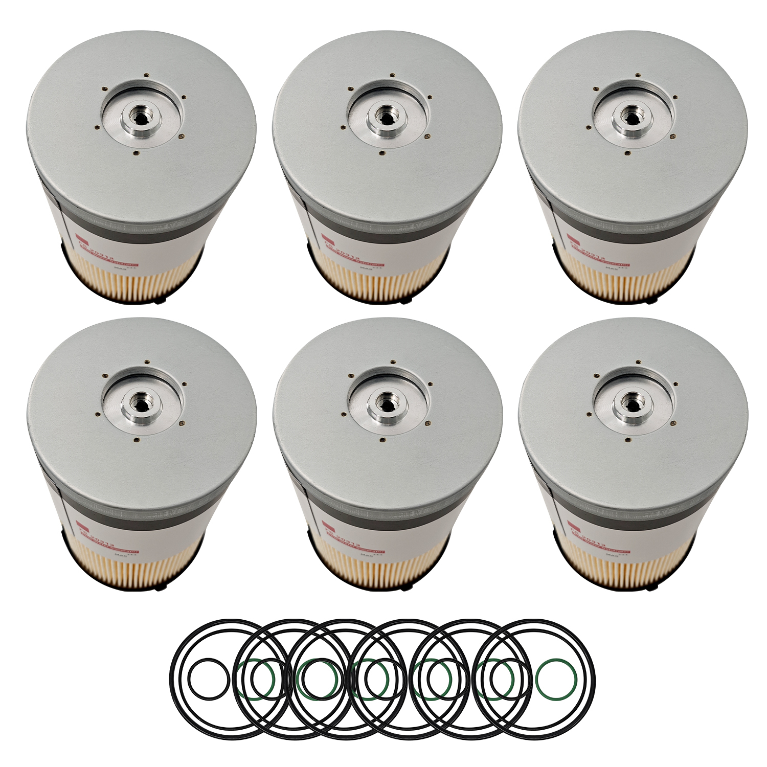 6pcs Fuel Water Separator Filter Replacement for Volvo D11 D13 D13TC, for Mack MP7 MP8 MP8