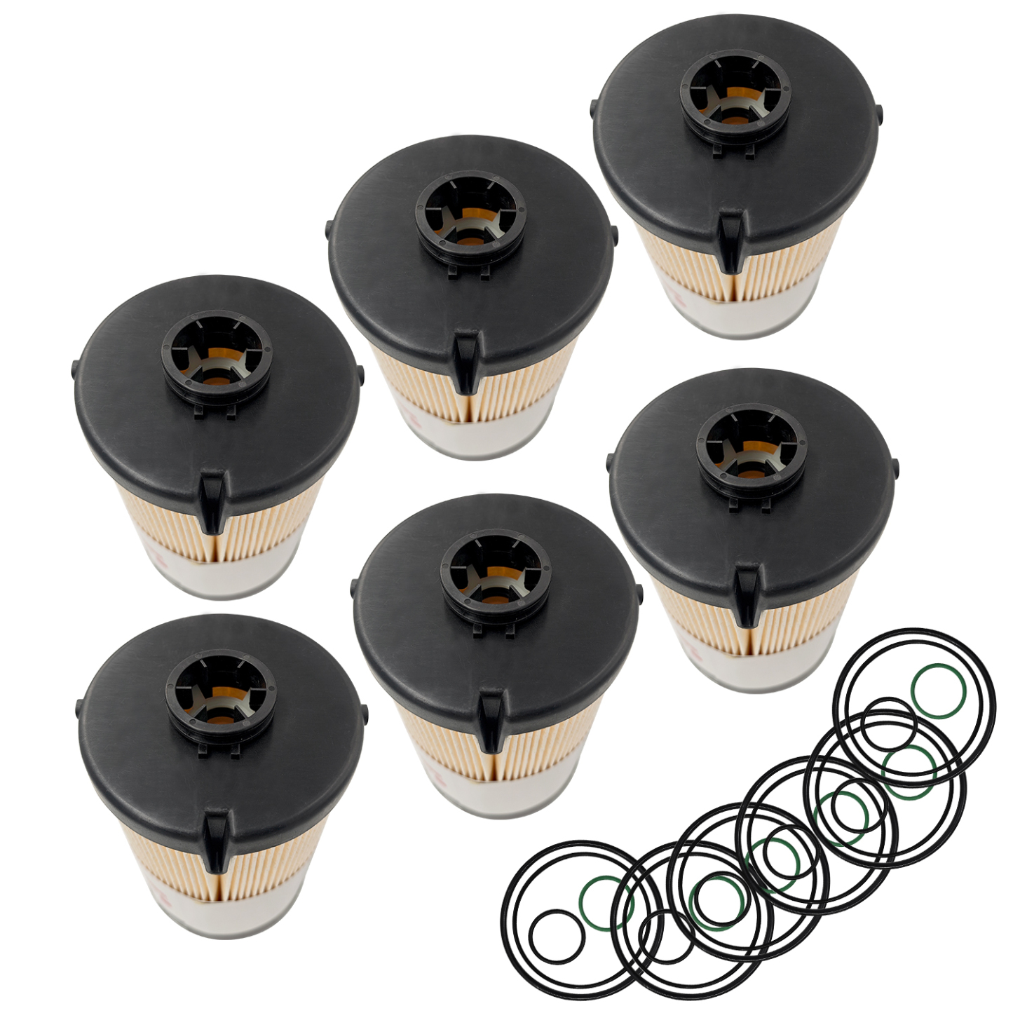 6pcs Fuel Water Separator Filter Replacement for Volvo D11 D13 D13TC, for Mack MP7 MP8 MP8