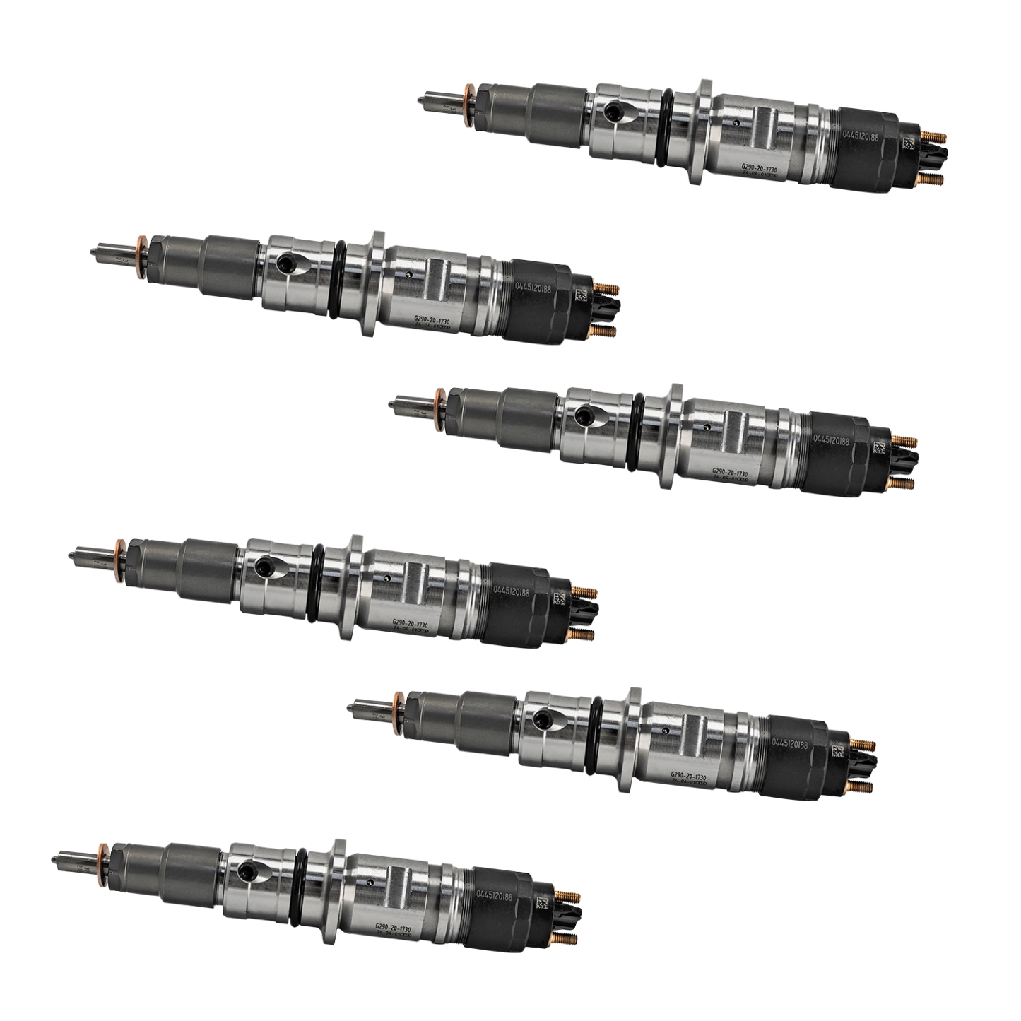 6PCS Fuel Injectors Compatible with Dodge Ram 2500 3500 4500 6.7L 2010-2018 for Cummins ISB6.7