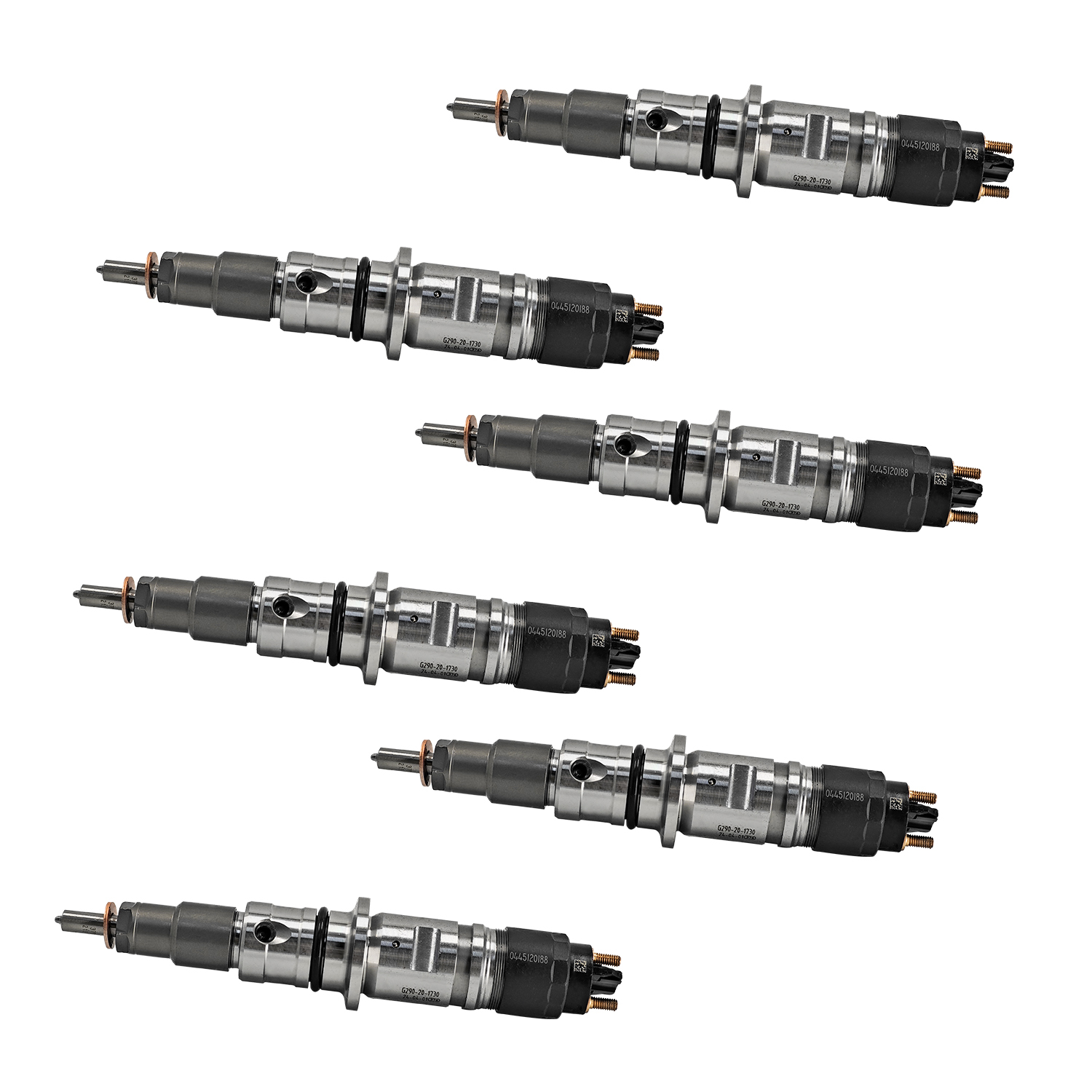 6PCS Fuel Injectors Compatible with Dodge Ram 2500 3500 4500 6.7L 2010-2018 for Cummins ISB6.7