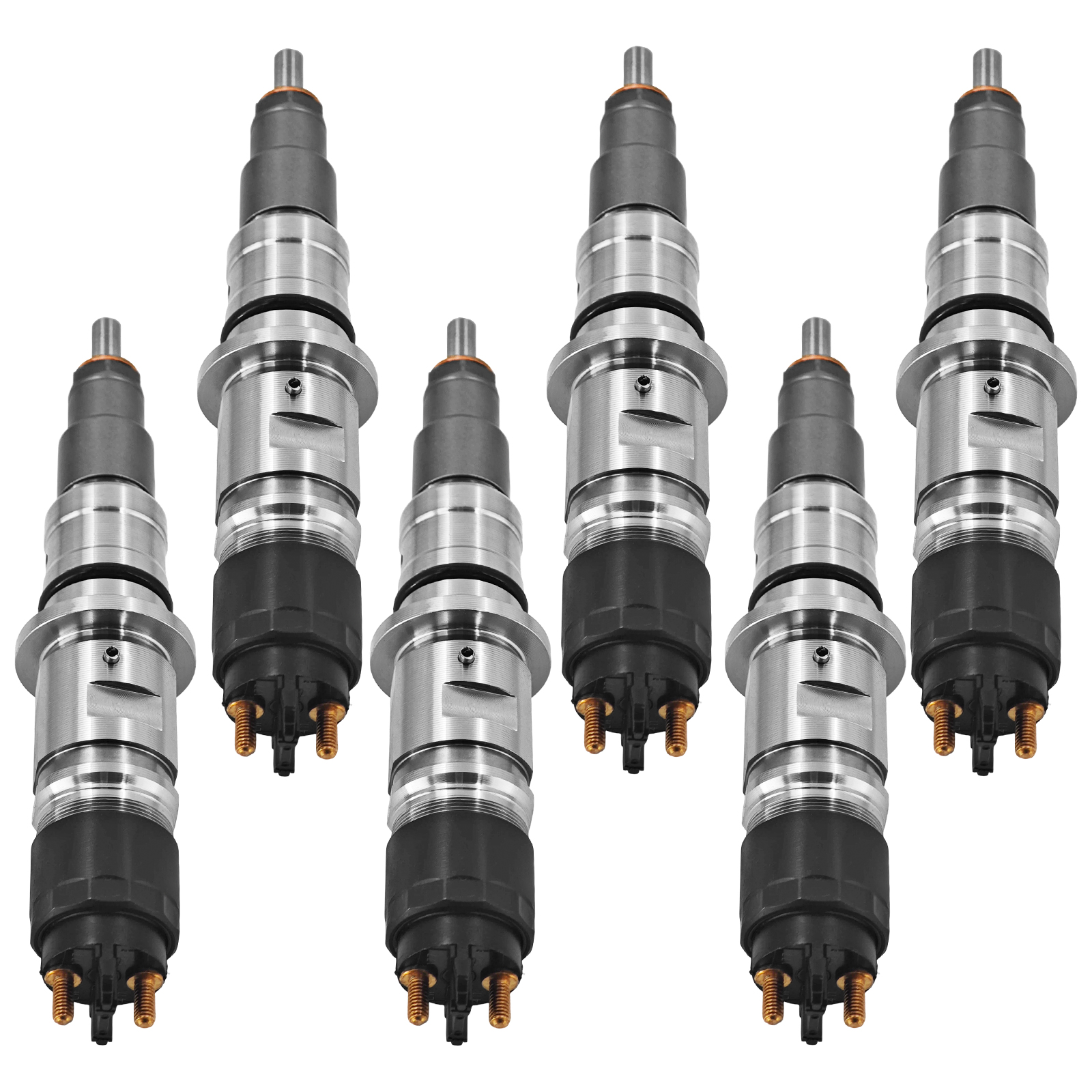 6Pcs Fuel Injector Fits for Dodge Cummins 6.7L | QSB 4.5L QSB ISB 6.7L for Ram 2500 3500 1500 700 4000 Freightliner Trucks Thomas School Bus# NO CORE