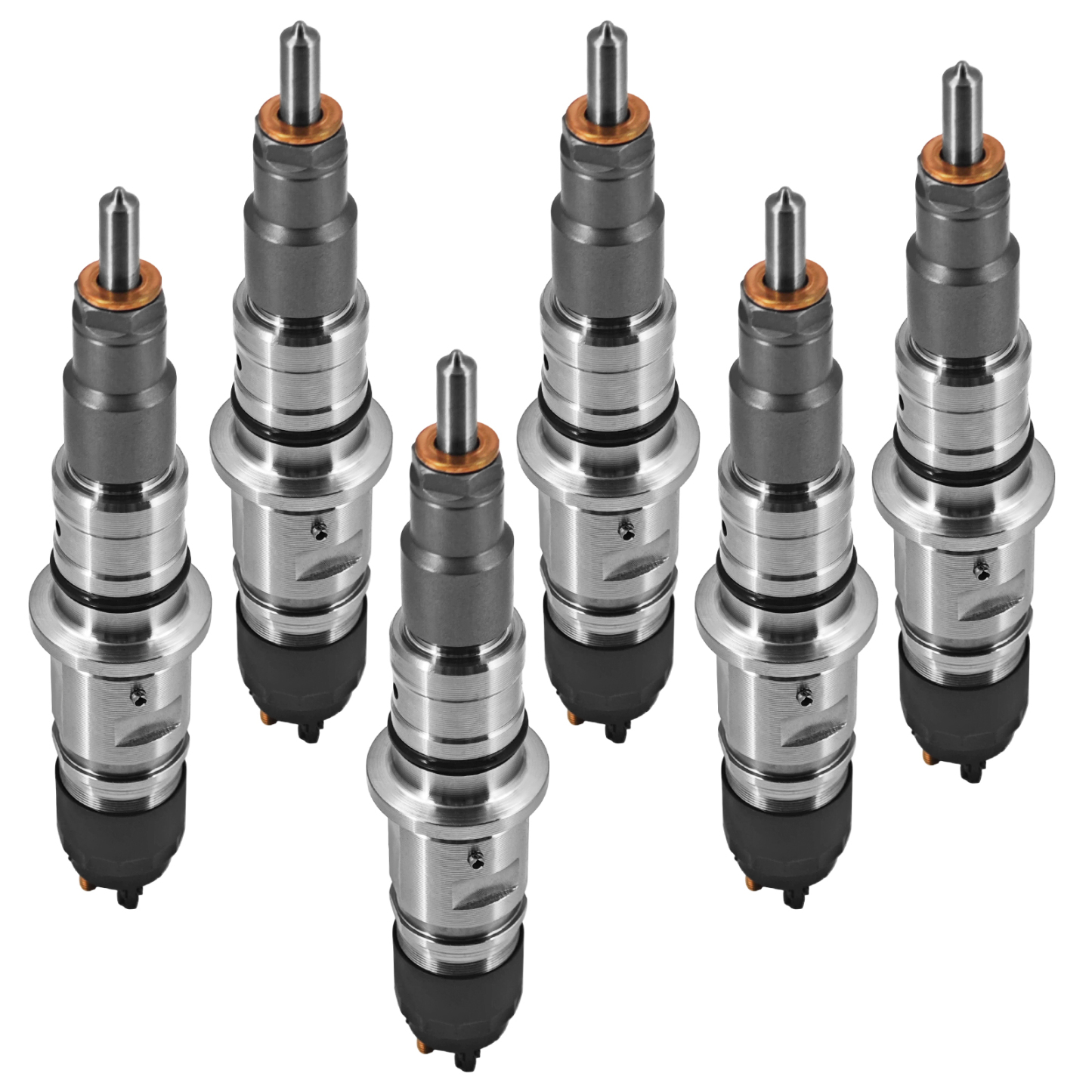 6Pcs Fuel Injector Fits for Dodge Cummins 6.7L | QSB 4.5L QSB ISB 6.7L for Ram 2500 3500 1500 700 4000 Freightliner Trucks Thomas School Bus# NO CORE