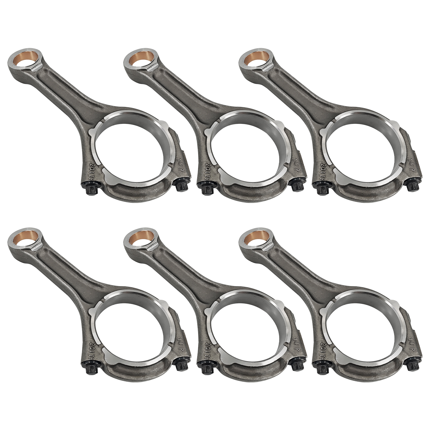 6 Connecting Rods for 2014-2018 Jeep Grand Cherokee RAM 1500 3.0L V6 EcoDiesel