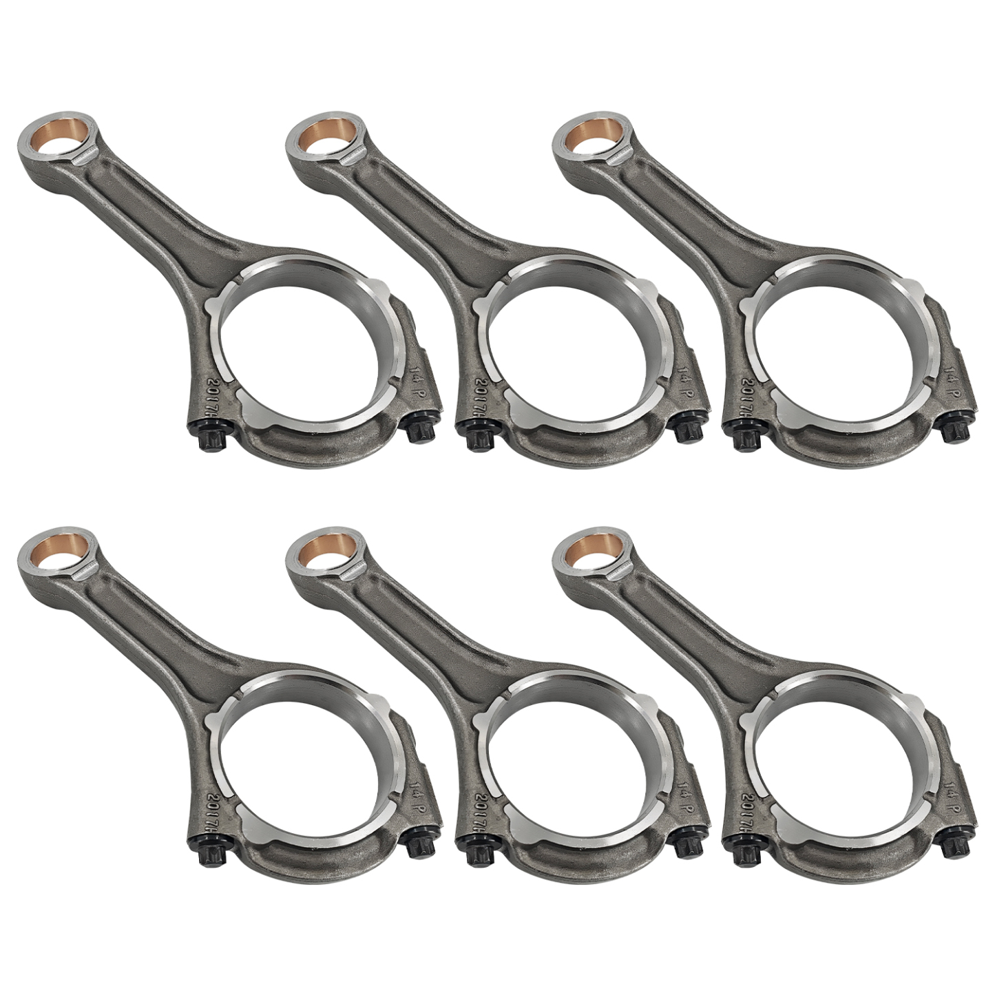 6 Connecting Rods for 2014-2018 Jeep Grand Cherokee RAM 1500 3.0L V6 EcoDiesel