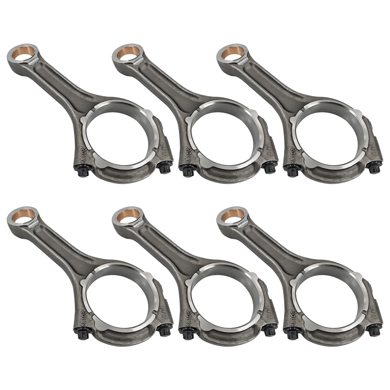 6 Connecting Rods for 2014-2018 Jeep Grand Cherokee RAM 1500 3.0L V6 EcoDiesel