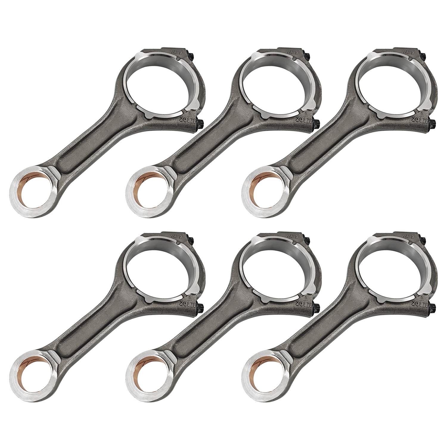 6 Connecting Rods for 2014-2018 Jeep Grand Cherokee RAM 1500 3.0L V6 EcoDiesel