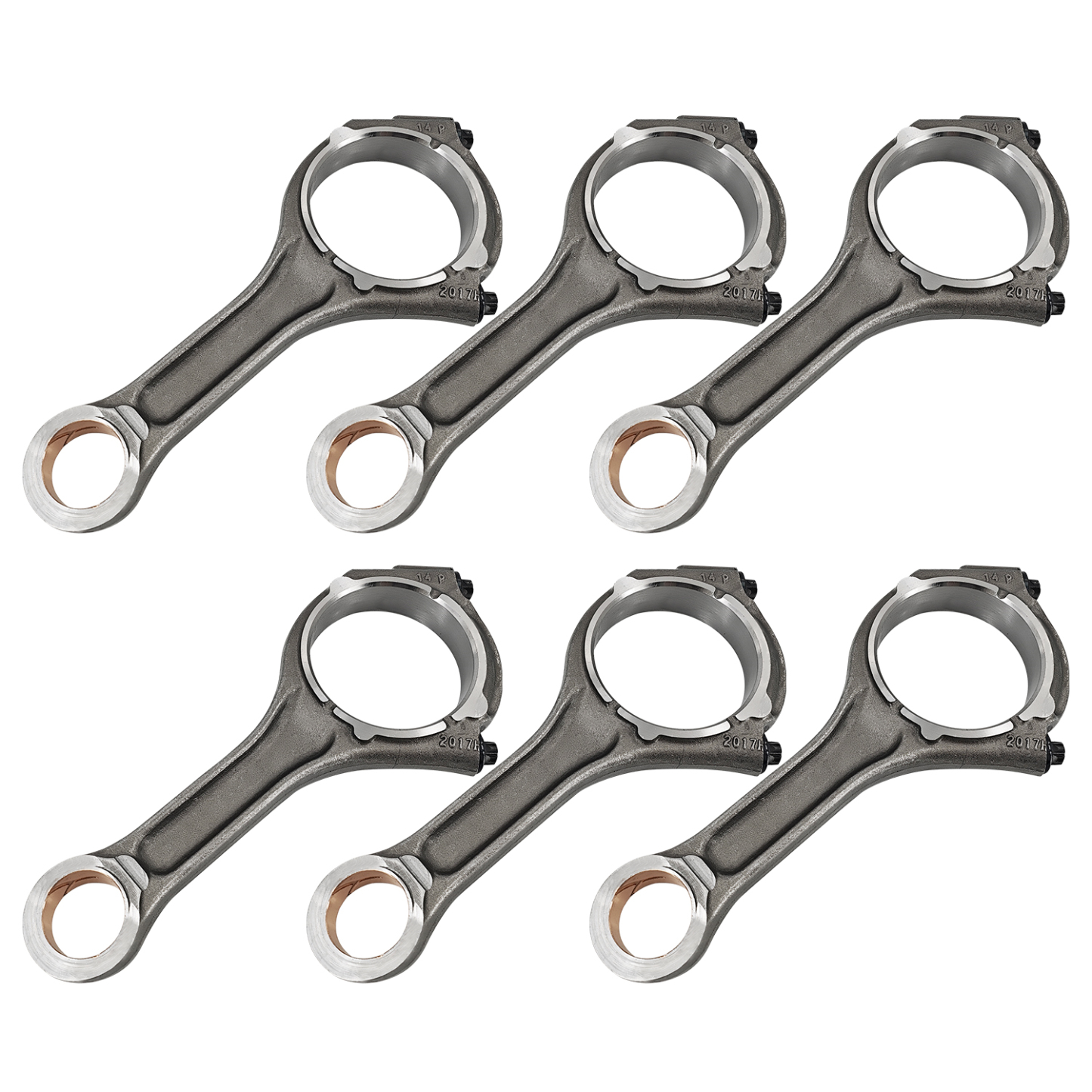 6 Connecting Rods for 2014-2018 Jeep Grand Cherokee RAM 1500 3.0L V6 EcoDiesel