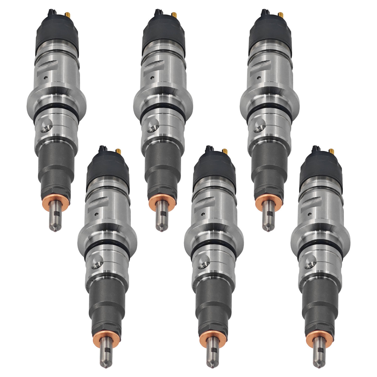 6PCS 0445124039 Fuel Injectors Compatible with Cummins 6.7L for Dodge Ram Pickup 2019-2021