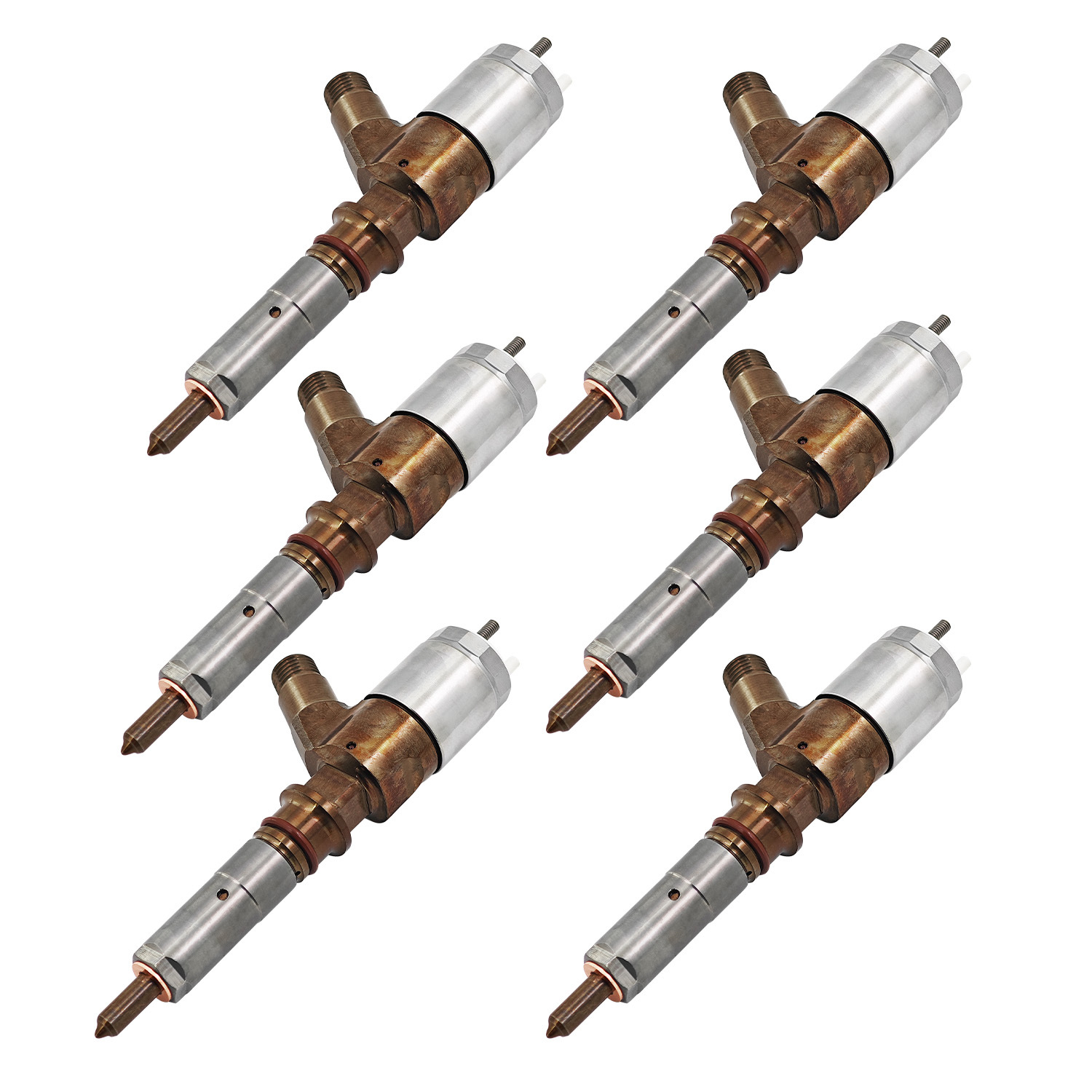 6PCS 326-4700 Fuel Injectors Common Rail Fit For Caterpillar CAT C6.4 Engine 320D 323D 321D 320DL 323DL Diesel 