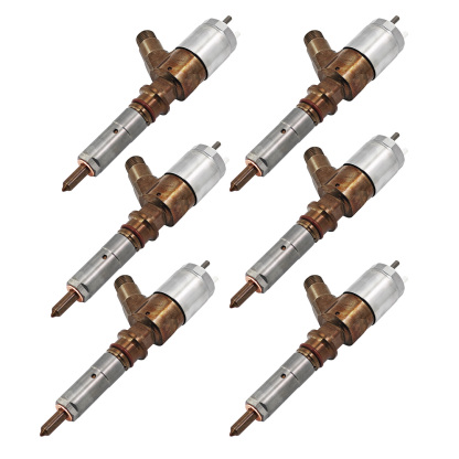 6PCS 326-4700 Fuel Injectors Common Rail Fit For Caterpillar CAT C6.4 Engine 320D 323D 321D 320DL 323DL Diesel 