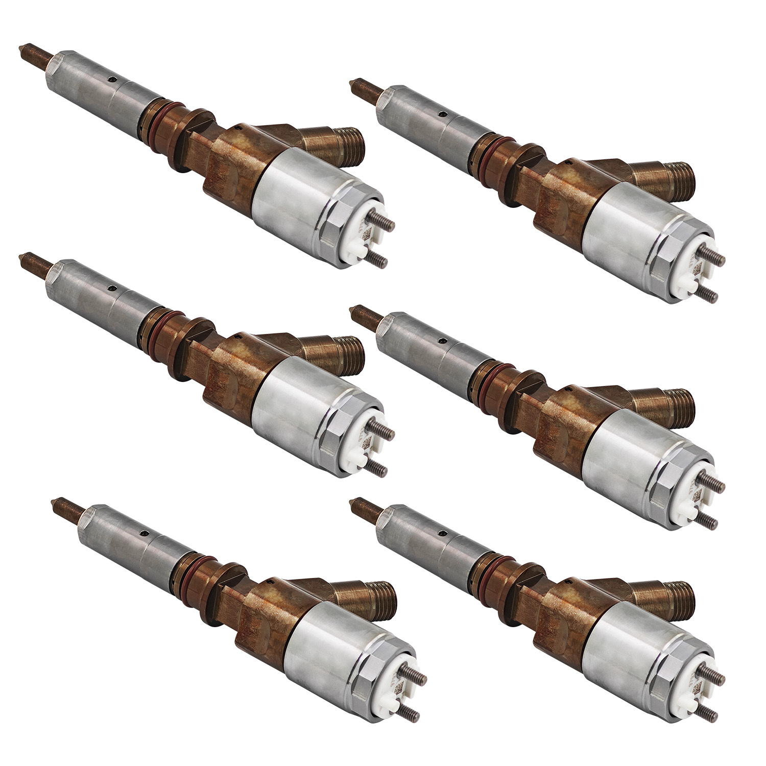 6PCS 326-4700 Fuel Injectors Common Rail Fit For Caterpillar CAT C6.4 Engine 320D 323D 321D 320DL 323DL Diesel 