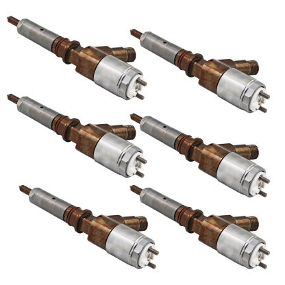 6PCS 326-4700 Fuel Injectors Common Rail Fit For Caterpillar CAT C6.4 Engine 320D 323D 321D 320DL 323DL Diesel 
