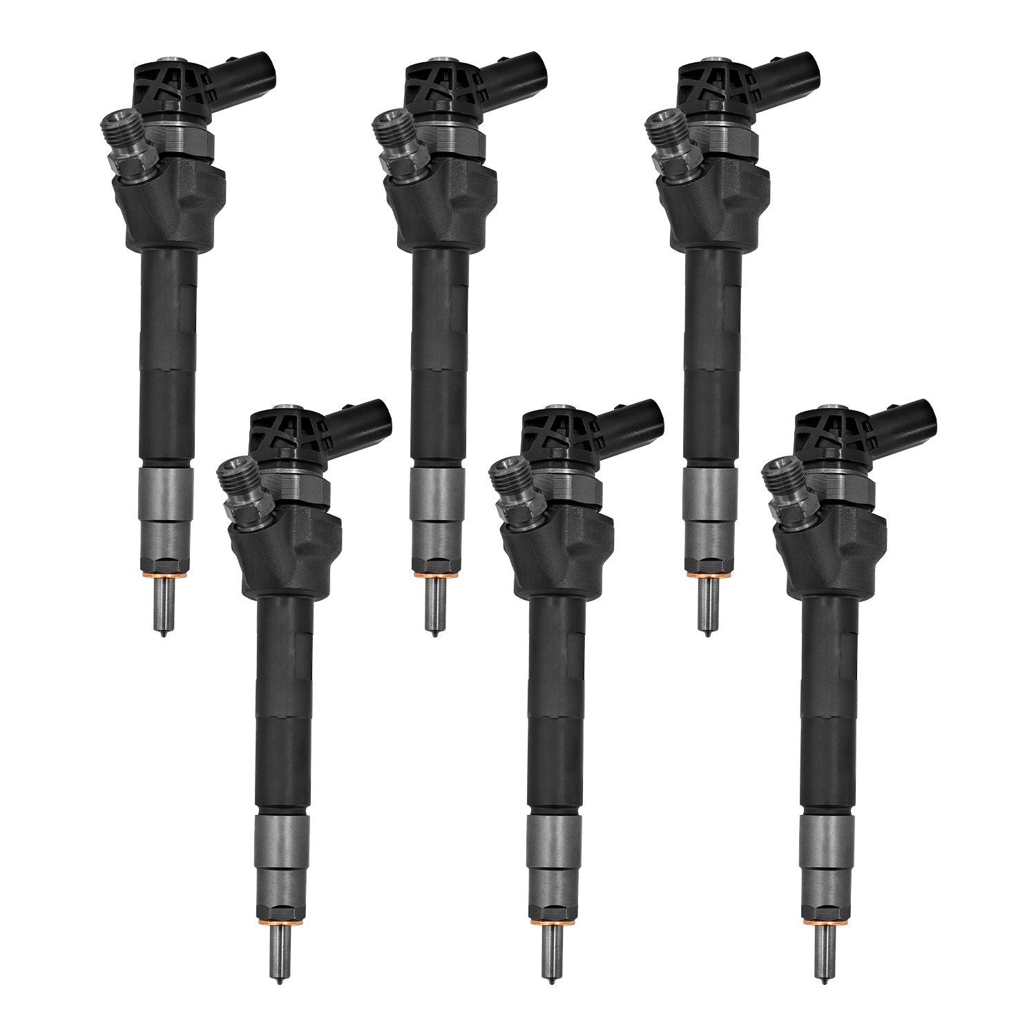 6Pcs Diesel Fuel Injector Compatible with BMW 1 3 5 Series X1 X3 X4 X5 X6 2.0d 3.0d