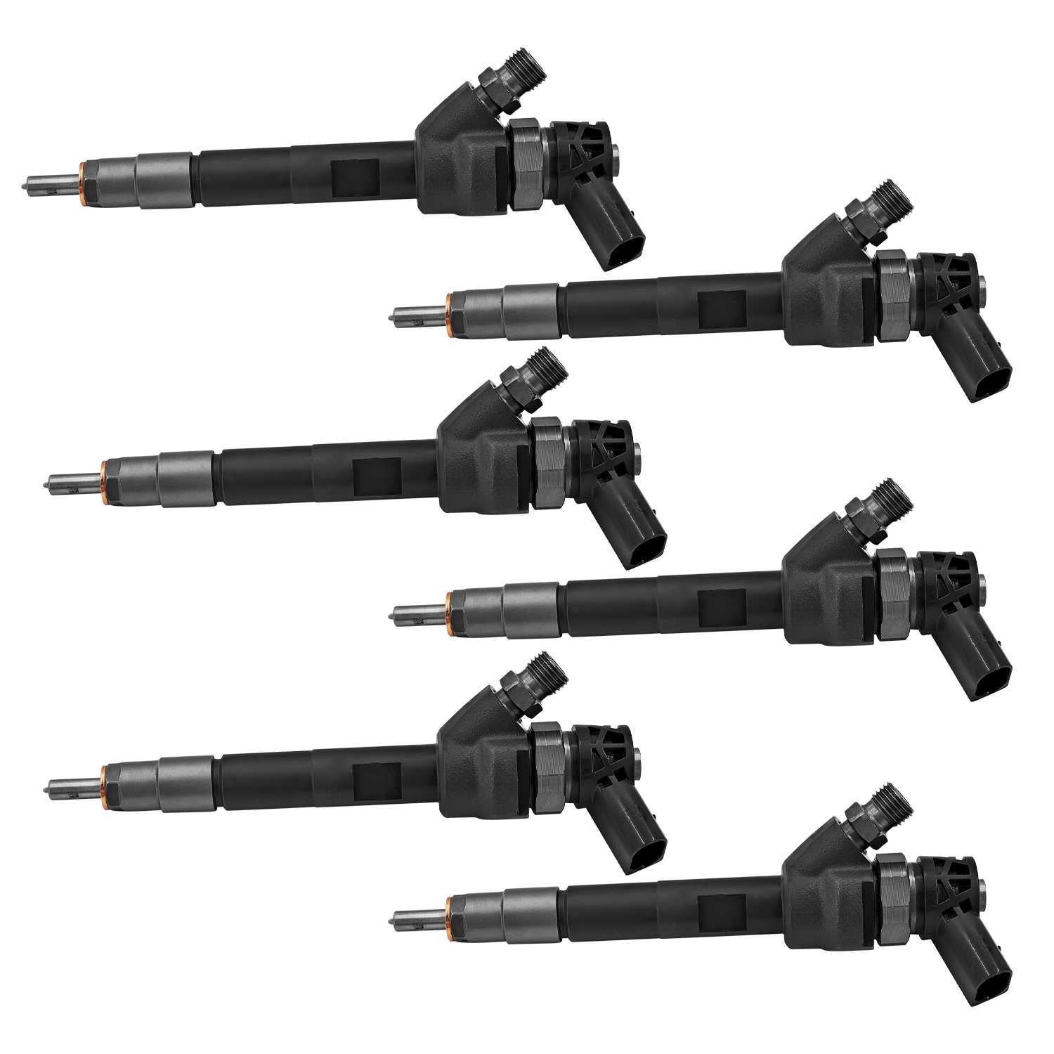 6Pcs Diesel Fuel Injector Compatible with BMW 1 3 5 Series X1 X3 X4 X5 X6 2.0d 3.0d