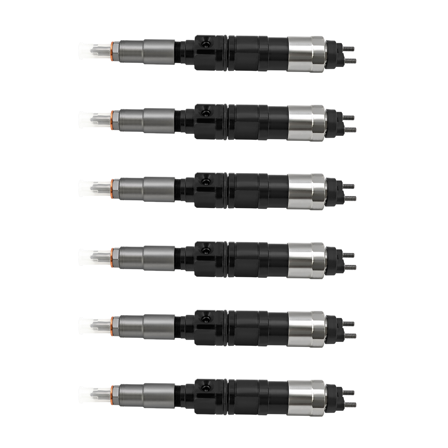 6PCS Fuel Injector Set Fits for John Deere 6068 4045 6.8L 4.5L Engine