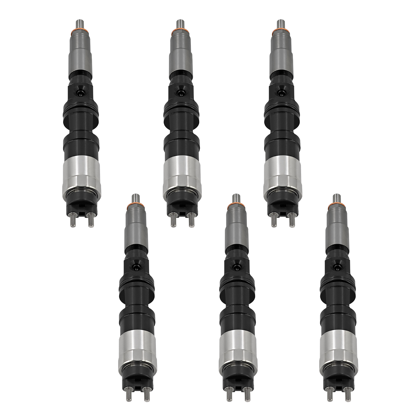 6PCS Fuel Injector Set Fits for John Deere 6068 4045 6.8L 4.5L Engine