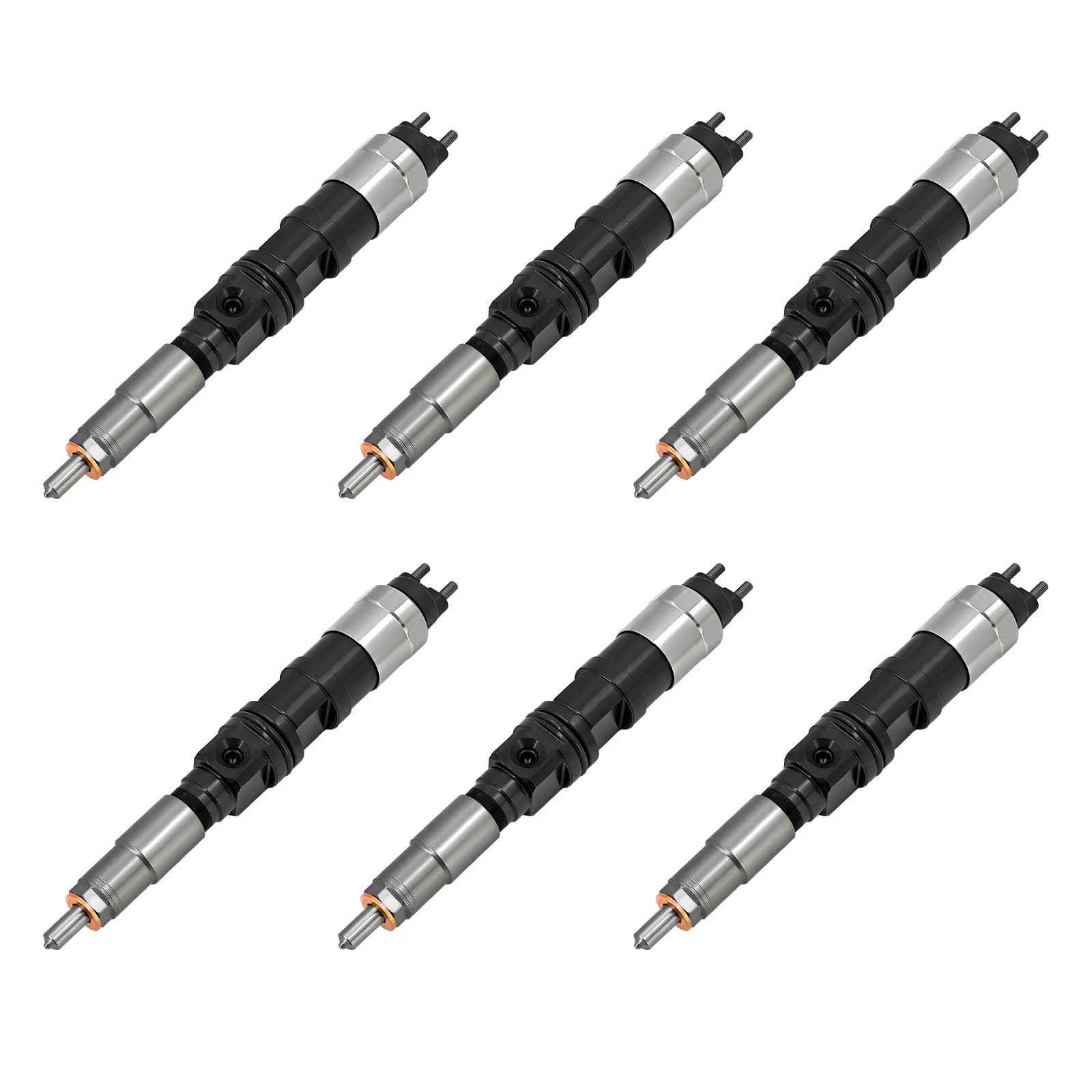 6PCS Fuel Injector Set Fits for John Deere 6068 4045 6.8L 4.5L Engine