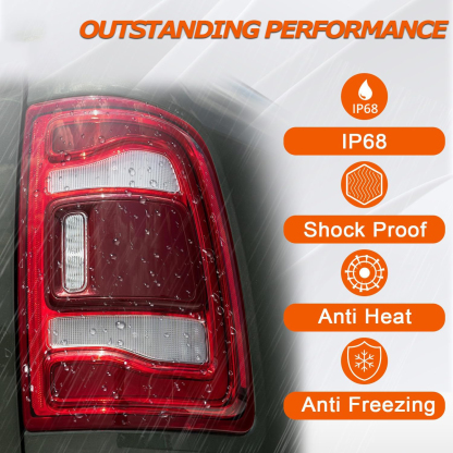 Dodge Ram Tail Light for 2019-2023 2500 3500-w/Blind Spot (W/O Module) - Right Passenger Side 