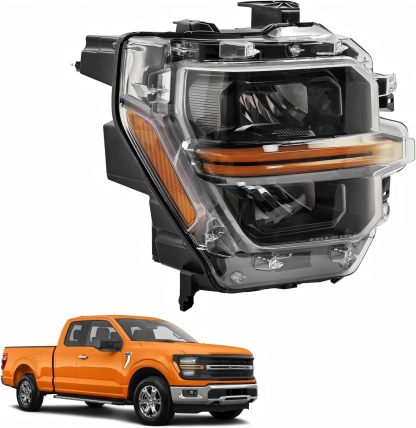 LED Headlamp Right Passenger Side New for Ford F150 2024-2026 XL/XLT/STX/Tremor w/o Adaptive & Module #RL3Z-13008-G