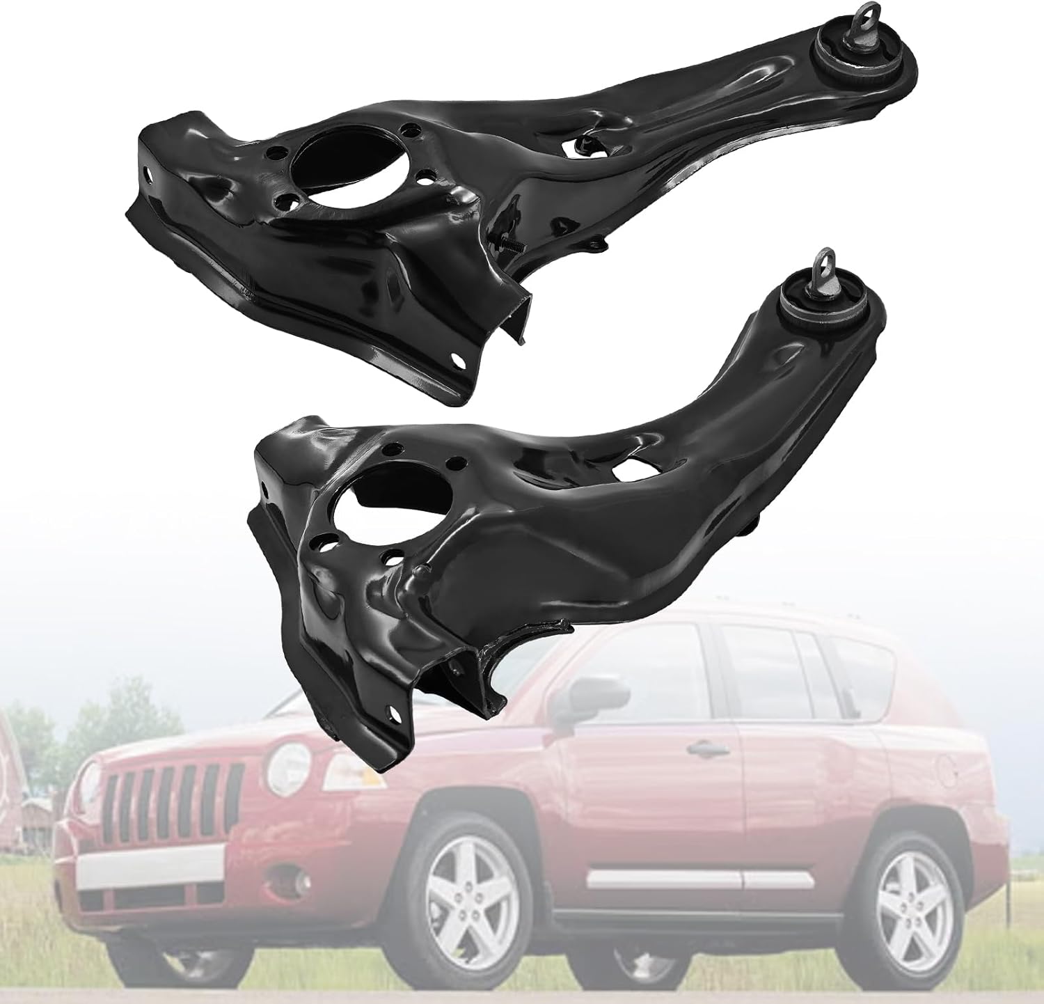 Left & Right Rear Suspension Trailing Arm Link for Jeep Compass 2007-2016, Patriot 2007-2017 