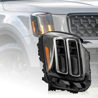 Full LED Headlight Assembly Fits For Kia Telluride 2023-2024 - Right Passenger Side