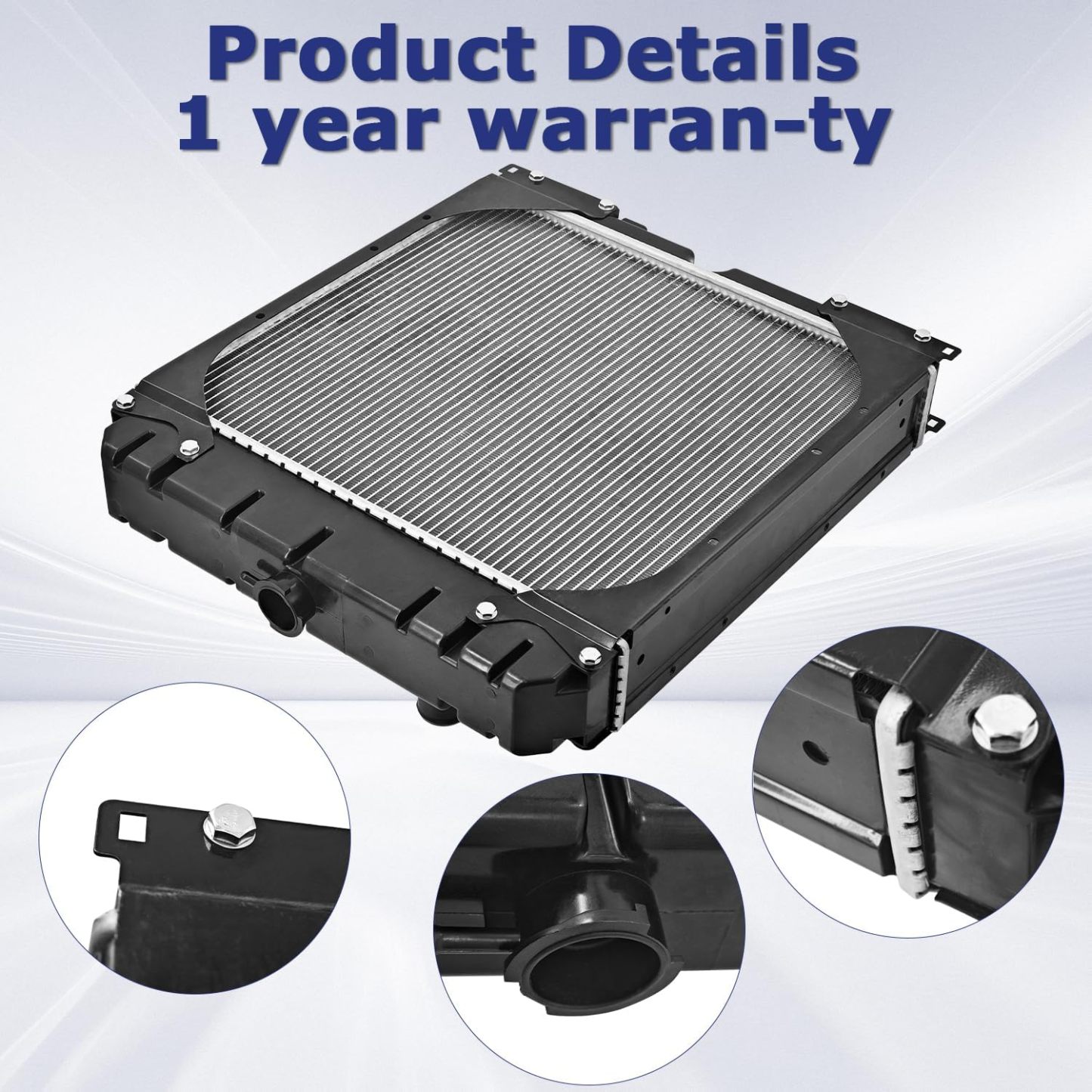 Radiator for Perkins Stationary Engine with Brass Tanks/Copper Core