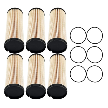 6pcs Fuel Filter fit for Cummins EPA ’17 ISX-12 ISX-15 2017-2024, for Kenworth T680 T880 W900, for Peterbilt 567 579