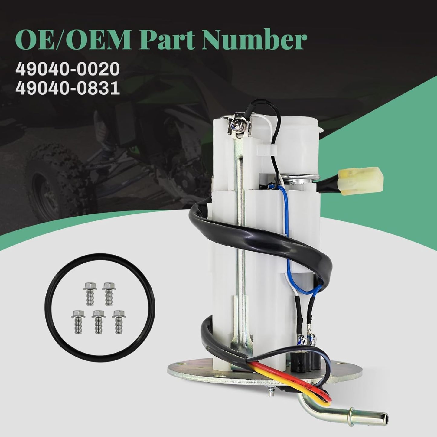 Fuel Pump Compatible with Kawasaki KFX 450R 2008-2014 #49040-0831