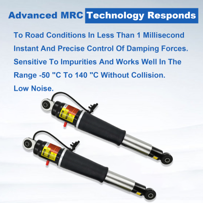  Pair Rear Air Shock Absorber Strut Compatible with 2015-2020 Cadillac Escalade ESV Chevy Tahoe Suburban GMC Yukon XL Part 84176675