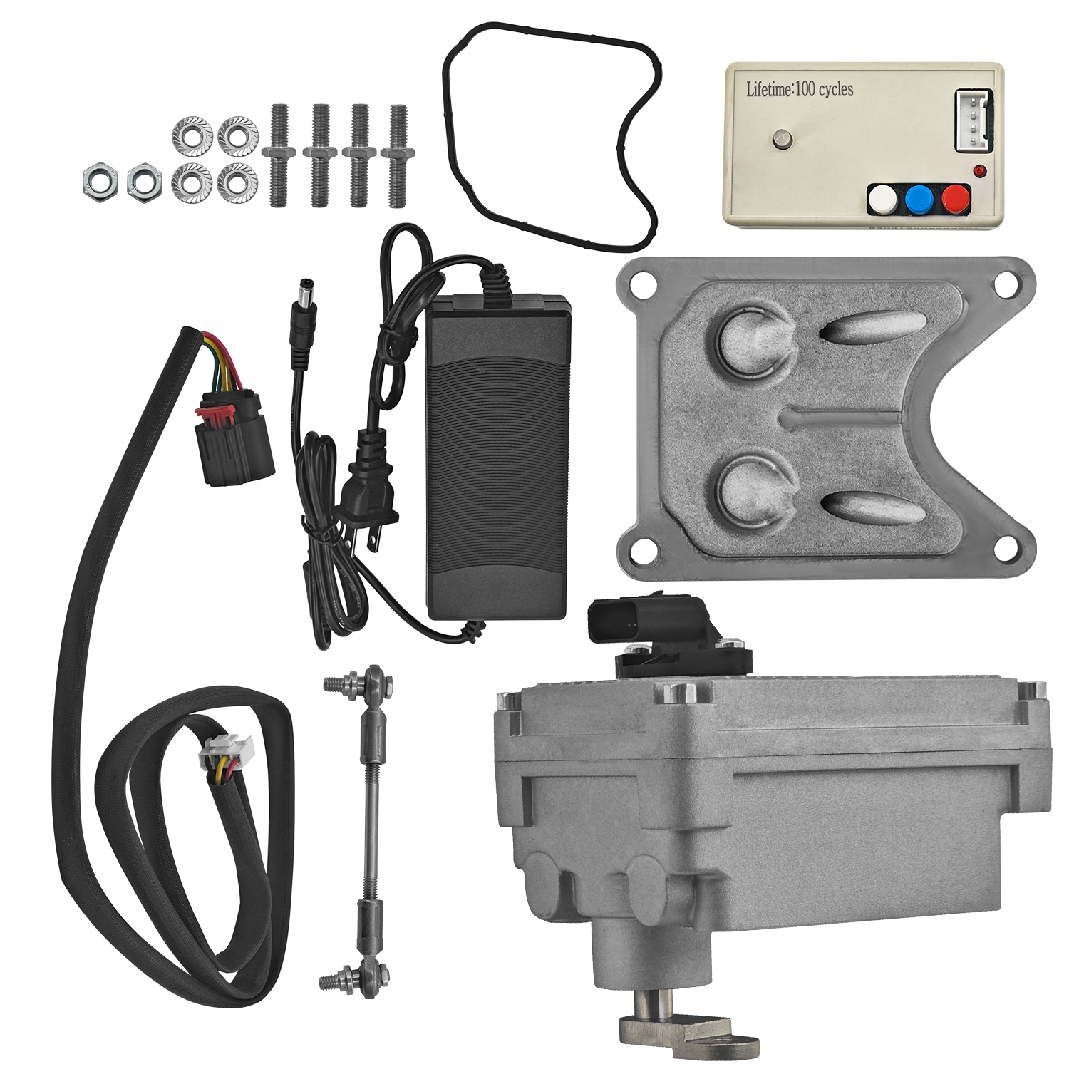 Turbocharger Actuator 12V W/Calibration Box for GMC Sierra Chevy Silverado 2500HD 3500HD Duramax L5P 6.6L 2017-2019