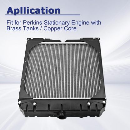 Radiator for Perkins Stationary Engine with Brass Tanks/Copper Core