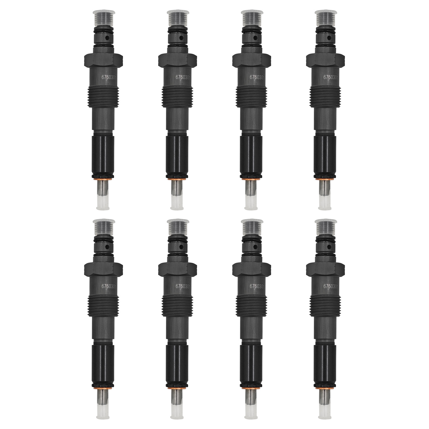 8Pcs Fuel Injectors for Ford F250/F350 1983-1994 6.9L 7.3L Non Compatible with Powerstroke Diesel