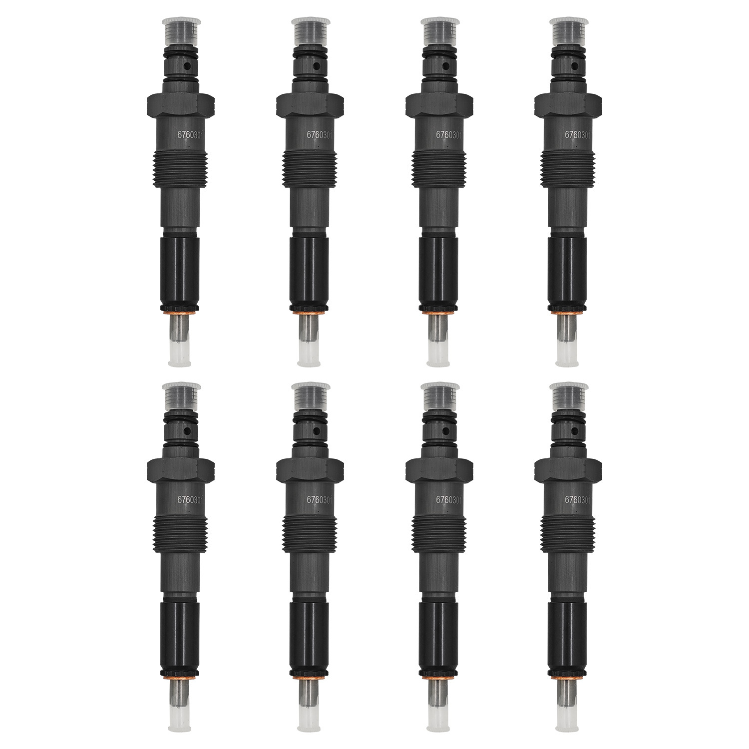 8Pcs Fuel Injectors for Ford F250/F350 1983-1994 6.9L 7.3L Non Compatible with Powerstroke Diesel