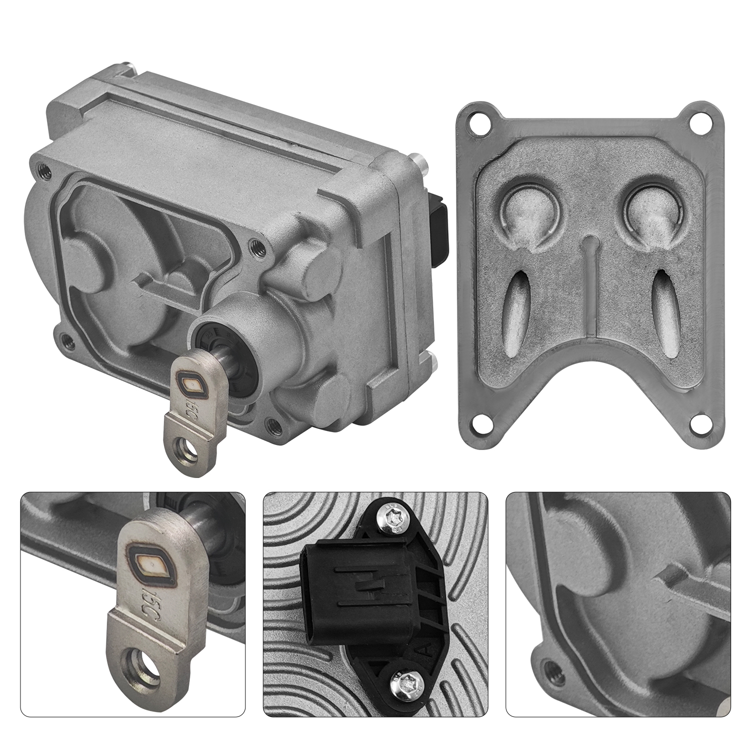 Turbocharger Actuator 12V W/Calibration Box for GMC Sierra Chevy Silverado 2500HD 3500HD Duramax L5P 6.6L 2017-2019