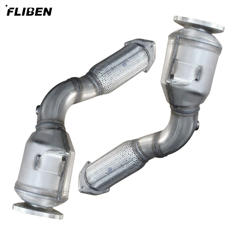 Catalytic Converter Front Exhaust Pipe for 2003-2006 Porsche Cayenne 4.5L V8 Without Turbocharger
