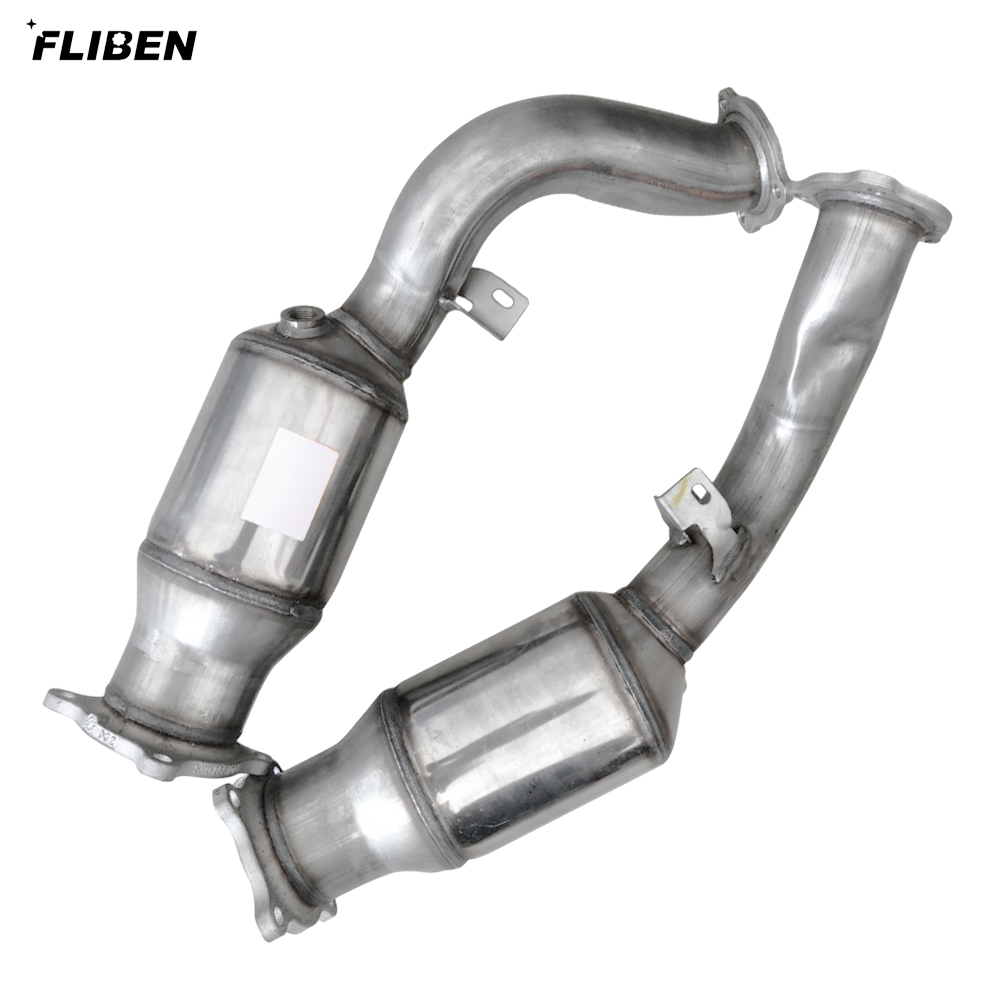 Pair Front Catalytic Converter for Porsche Macan 2017-2018 Base 2.0T L4 -Gas