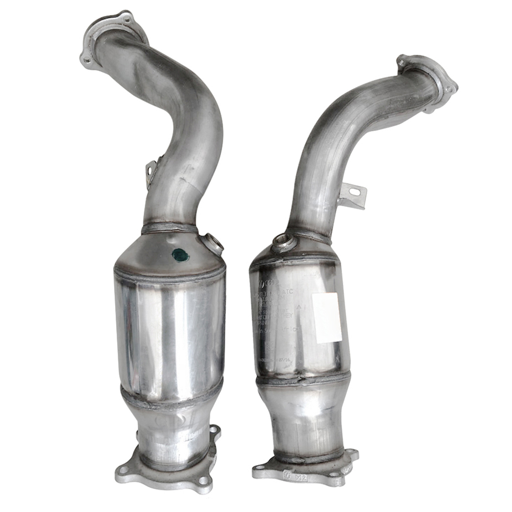 Pair Front Catalytic Converter for Porsche Macan 2017-2018 Base 2.0T L4 -Gas