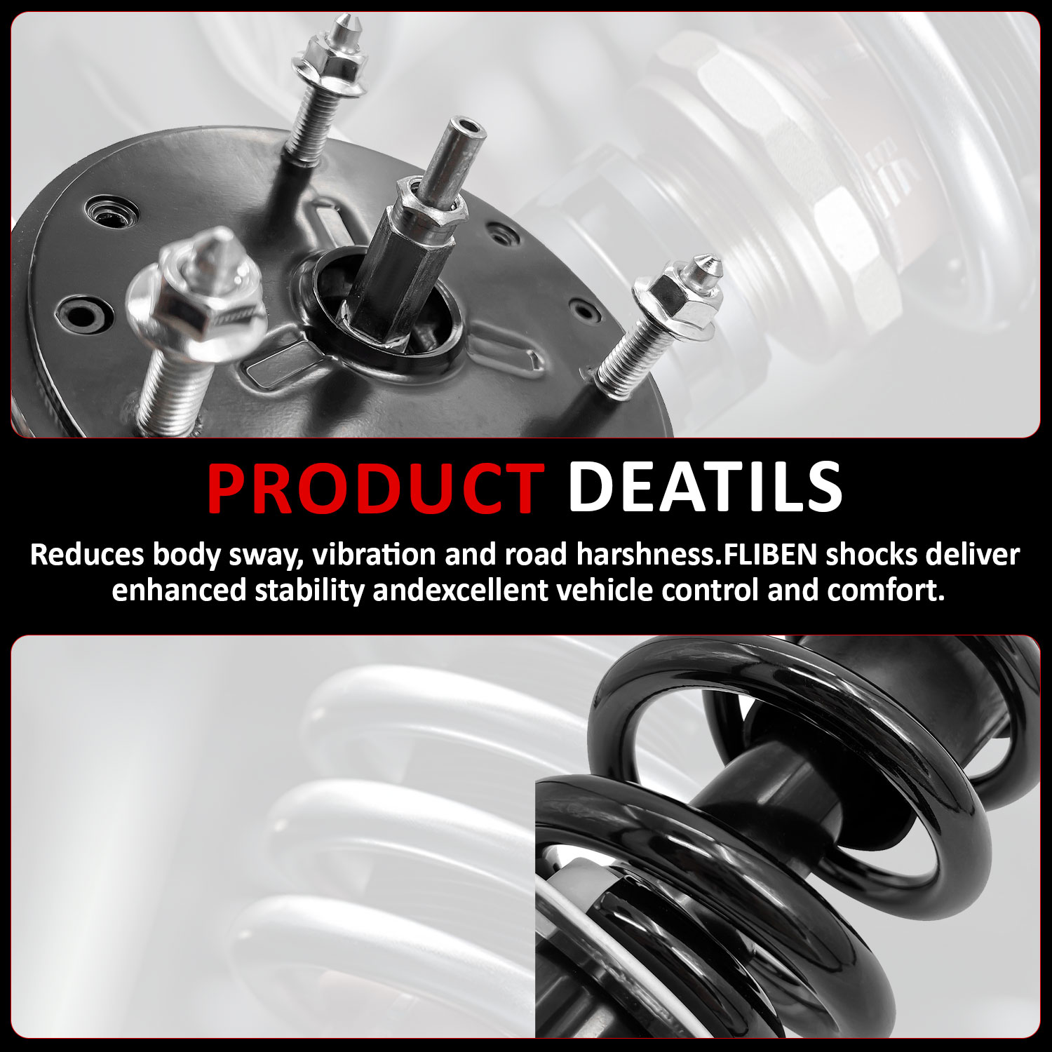 2Pcs Front Left or Right Magnetic Shock Absorber Assy Fit for 2007-2014 Cadillac Escalade Chevrolet Silverado Tahoe Suburban GMC Sierra Yukon with RPO Code Z95 (MagneRide Suspension)