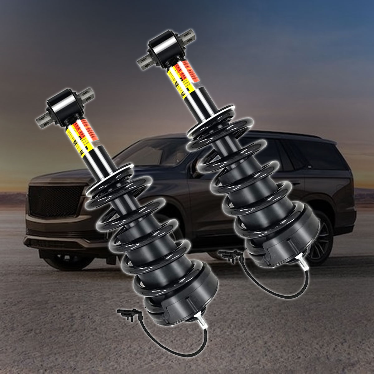 Pair Front Shock Absorber Assy w/Magnetic Ride Control Compatible with 2015-2020 Chevy Tahoe Suburban Silverado Cadillac Escalade GMC Sierra 1500 Yukon (XL) 84061228