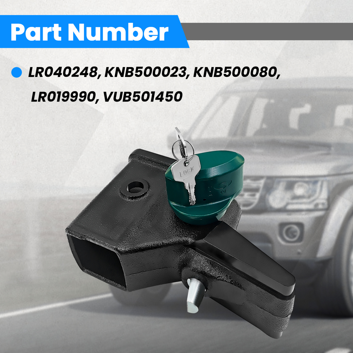 Towing Trailer Hitch Receiver for Land Rover LR3 2005-2009 for Land Rover LR4 2010-2016