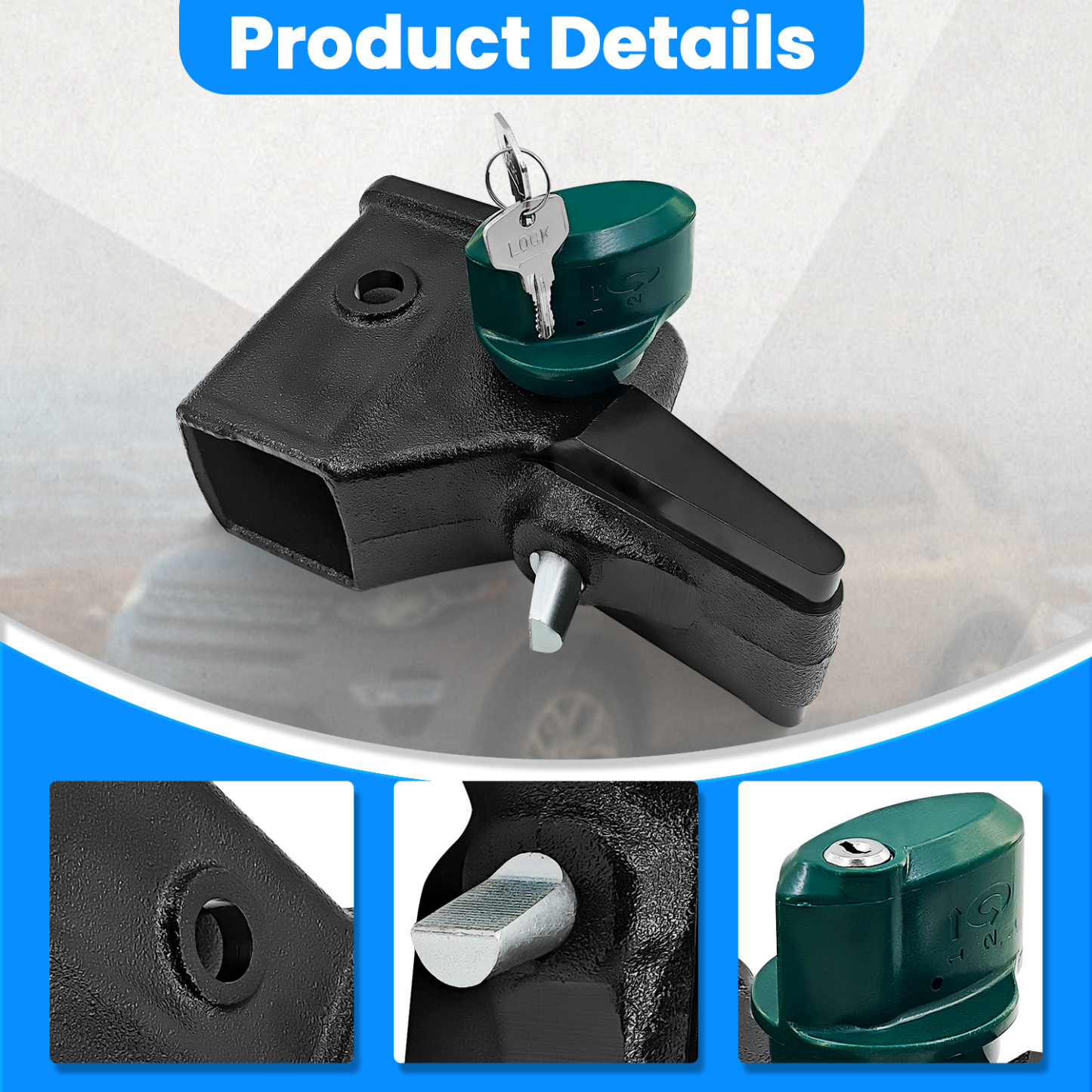 Towing Trailer Hitch Receiver for Land Rover LR3 2005-2009 for Land Rover LR4 2010-2016