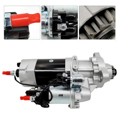 Starter Compatible with Ford Mack Kenworth Freightliner Volvo Heavy Duty Trucks 39MT 12V 7.2kw 11T Replacement Cummins ISX M11 N14 8200308 3103304 8201079
